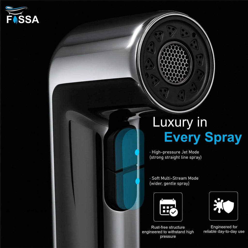 Hydra Silver ABS Health Faucet Only Gun
